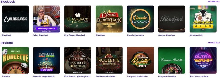 Wildz Casino Blackjack